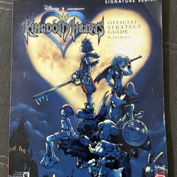 Kingdom Hearts Official Strategy Guide | Brady Games |Complete Poster & Stickers