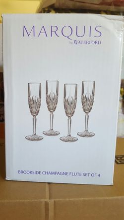 I have 3 box of brookside champagne flute set of 4 crystalline each $25 or all 3 box for $60