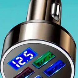 5-In-1 Car Fast Charger with Dual PD And QC3.0 Fast Charging, 4 USB Ports And 1 Type-C Ports