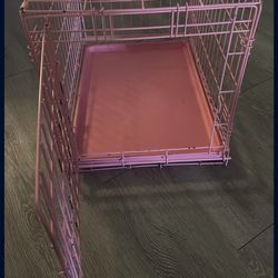 Pink Dog Cage