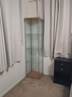 IKEA DETOLF Glass-door cabinet
