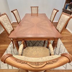 Italian Maple Dining Chairs 