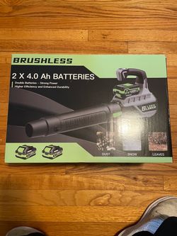 20V Cordless Leaf Blower - Brushless, 2x 4.0Ah Batteries & Charger Brand new / Great condition 20V Cordless Leaf Blower (Model G450). Powerful brus