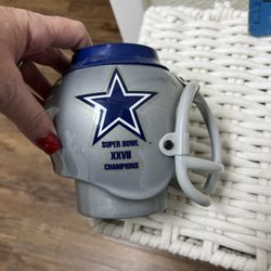 Vintage-but New Dallas Cowboys Helmet Drink Holder 