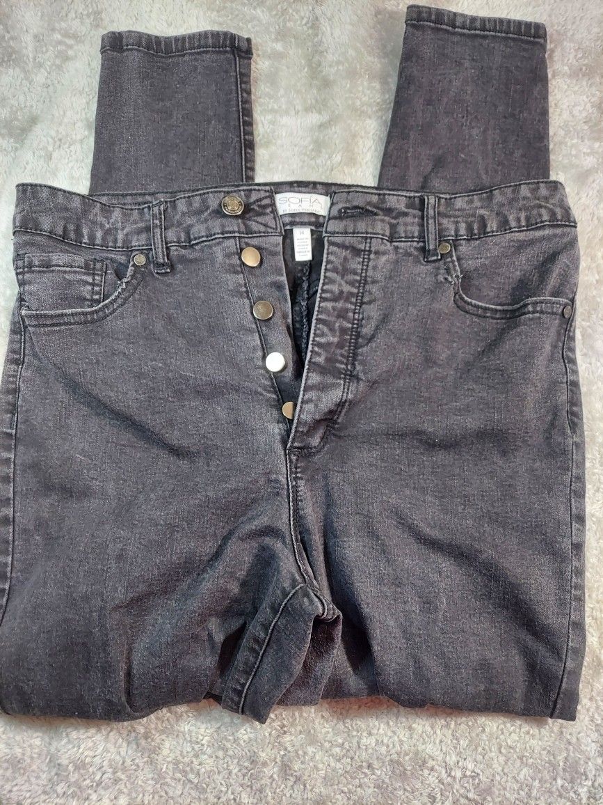 Sofia Jeans By Sofia Vergara Rosa Curvy Ankle Size 14 Must Pick Up