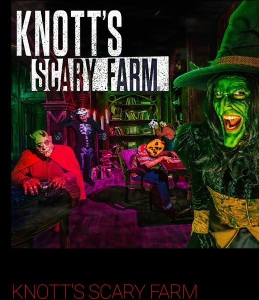 Knotts Scary Farm-1 Ticket Oct 23rd-Saturday