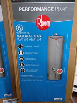 New Water Heater 40 Gallon