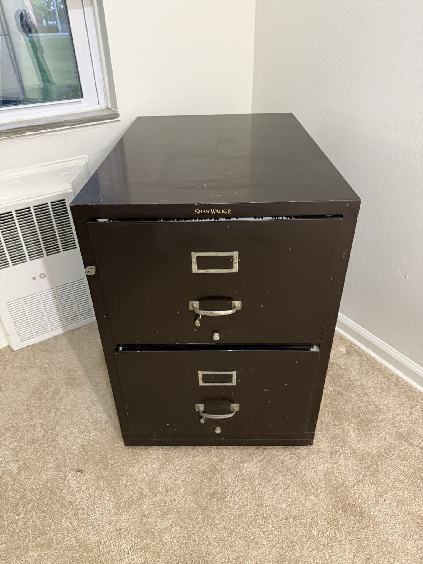 Free Shaw Walker Fire Resistant File Cabinet