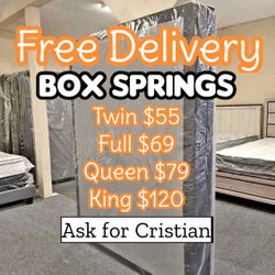Box Springs  Twin box Full box  Queen box  King box  Bases para colchon  Box spring 