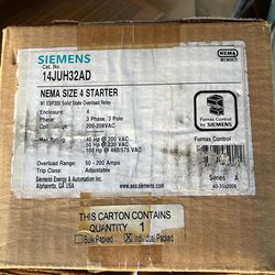 The Siemens 14JUH32AD NEMA Motor Starter