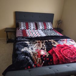 New Bed Set With Nightstand And Leather Sofa Set 
