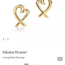 TIFFANY 18k Gold Earrings 