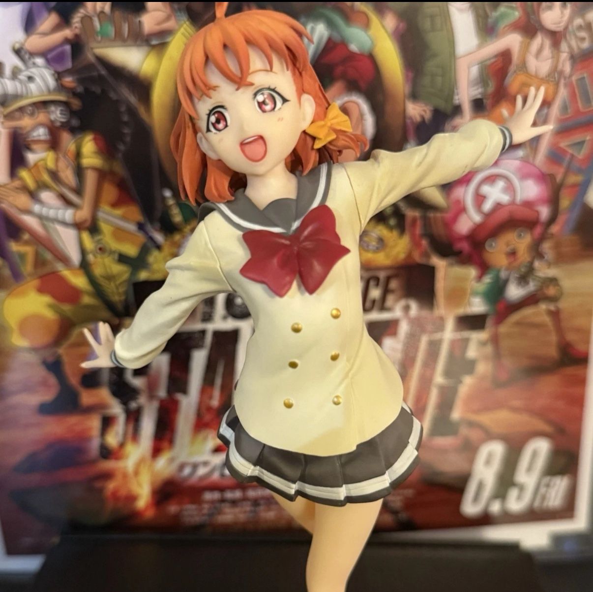 Love Live Sunshine Chika Takami Used Figure FuRyu SSS School Uniform Japan