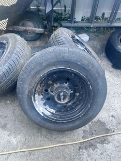 Wheels set of four .. for trailer 6 lug