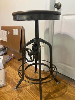Pottery Barn Adjustable Crank Stool