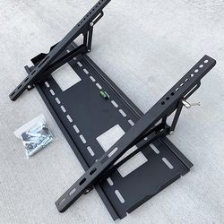 (NEW) $25 Large Heavy-Duty TV Wall Mount 50”-80” Slim Television Bracket Tilt Up/Down, Max weight 165lbs 