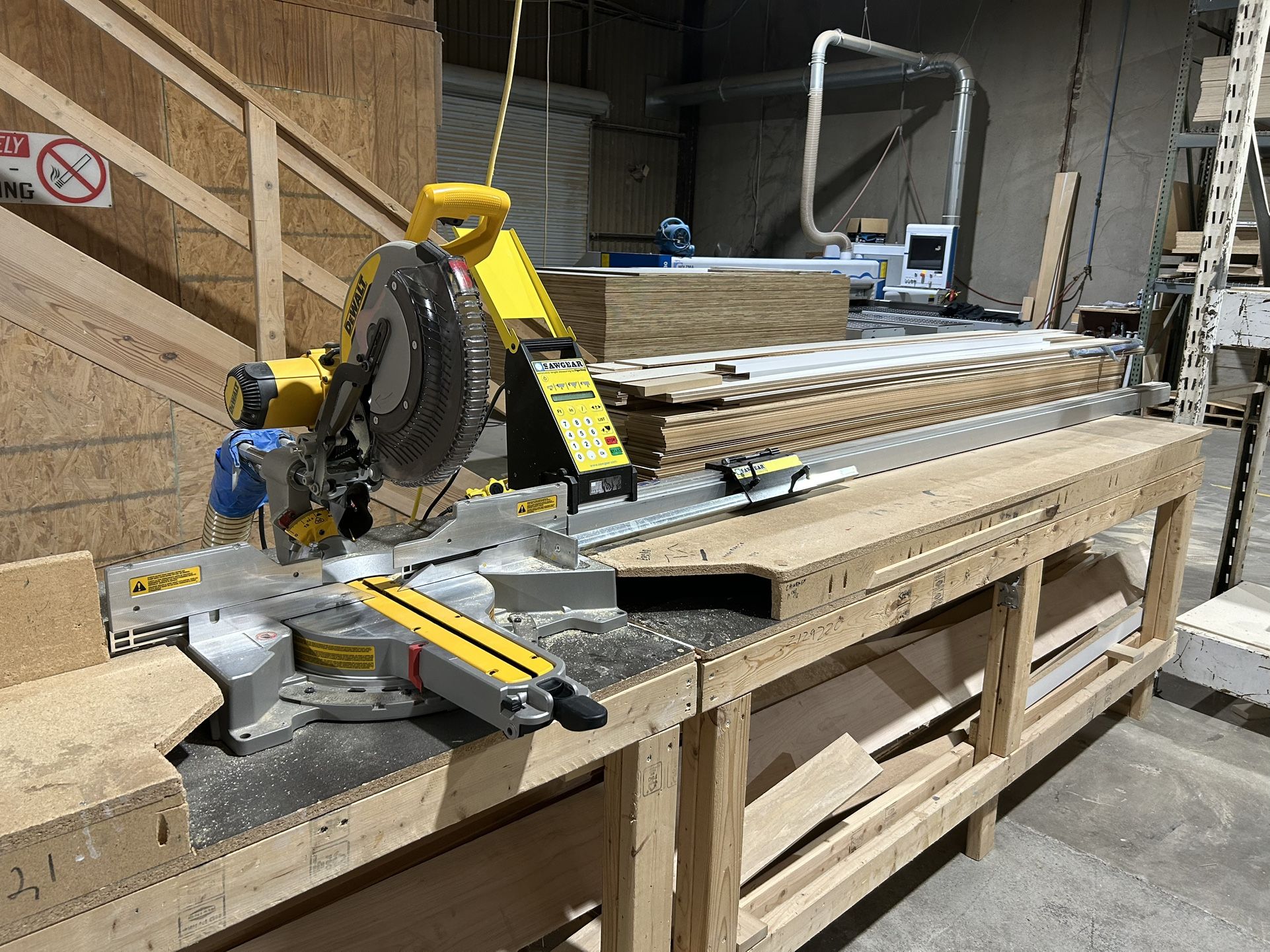 Tiger Stop with Miter Saw