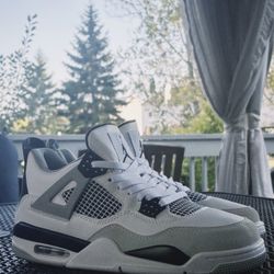 Jordan 4 Military Black Mens Size 10.5 Brand New 