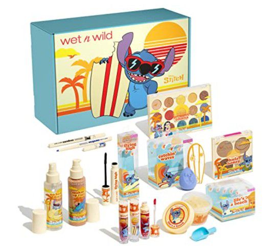 New In Box Disney Wet And Wild Lilo And Stitch Makeup Collection Eye Shadow Lip Color Maquillaje De Mujer Nuevo