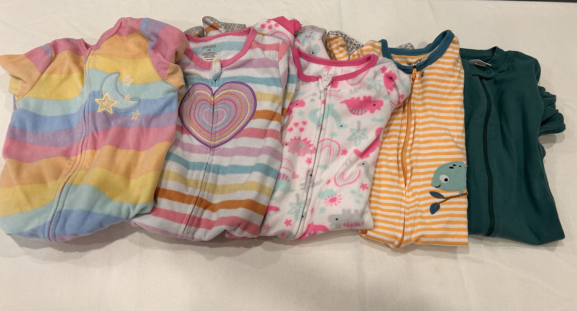 5 toddler zipper onesie 18 month