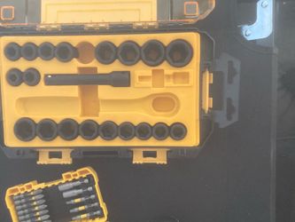 DeWalt Socket Set with Case and drill
