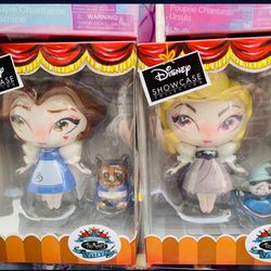 $25 Each ❤️ Disney Miss Mindy Showcase Figure Belle Beauty And The Beast, Aurora Sleeping Beauty Figure 