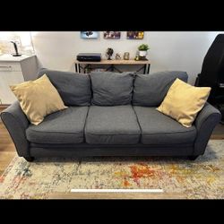 Rooms To Go Blue Couch Sofa