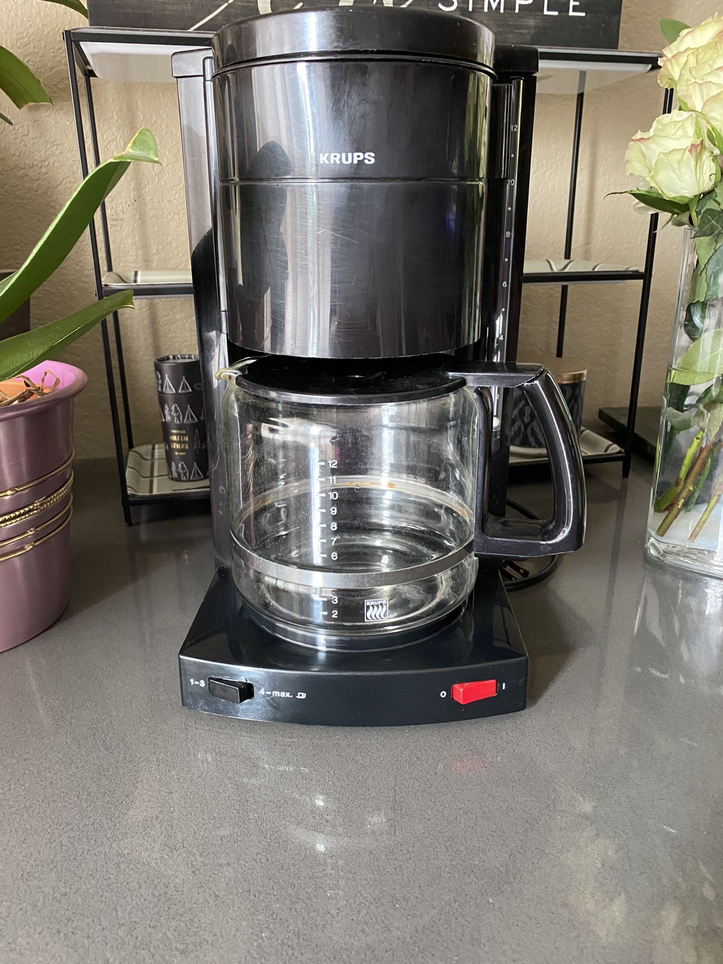 Krups coffee maker