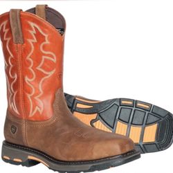 Ariat Workhog Square Toe Work Boots Size 11