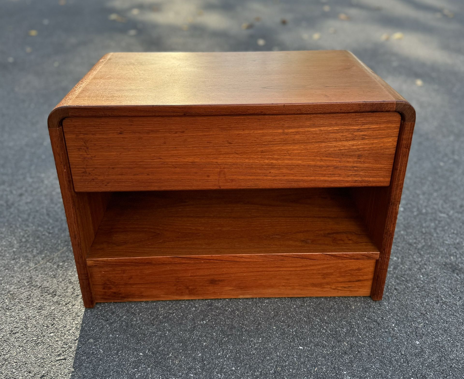 Mid Century Modern, Arne Wahl Iversen Danish Teak Nightstand