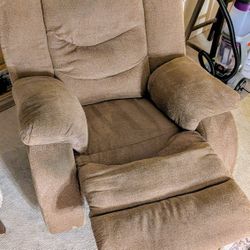 Ashley Light Brown Recliner 