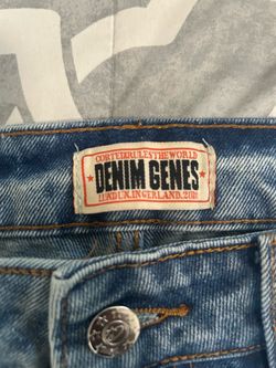 Corteiz light blue relaxed jeans