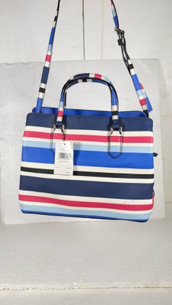 Kate Spade Striped Satchel Bag New With Tags