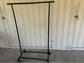Clothes rack on wheels easy to assemble asking 35 don’t need