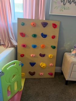 Kids Indoor Climbing Wall with Holds