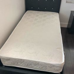 New TWIN SIZE MATTRESS FREE BOX SPRINGS SET COLCHONES INDIVIDUALES NUEVOS 