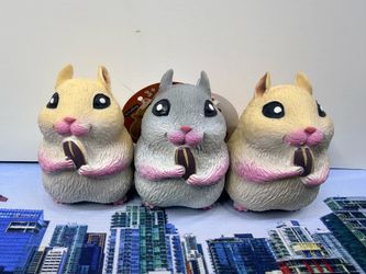 Chonky Cheeks Hamsters Squishy - Schylling - New - $20  EACH - FIRM!!!