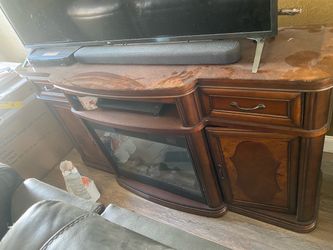 Electric Fireplace TV Stand Console need it gone by Friday!!