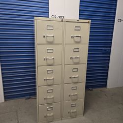 Metal File Cabinet With Key 🔑 Letter Size 6 Available 