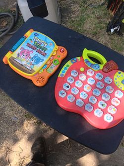 !! 2 Musical  Learning Toys  One is Missing The  Battery Cover