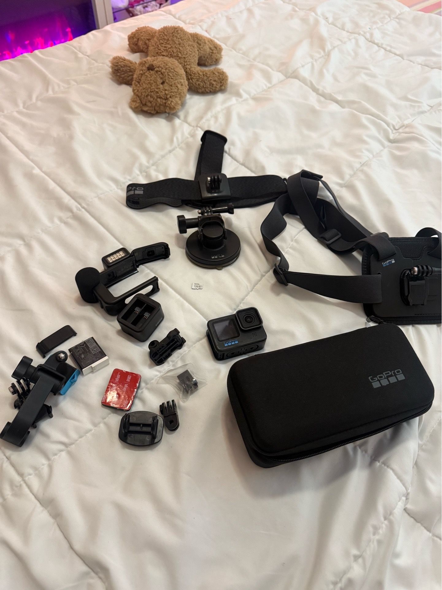 GoPro Hero 10 with MEDIA MOD and accessories