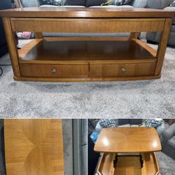 Coffee Table With 4 Drawers