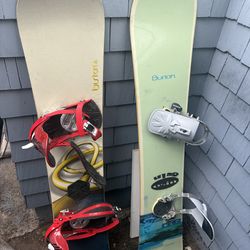 Burton Snowboards w/ bindings