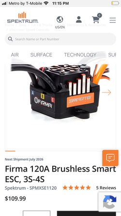 Brand new arma brushless esc