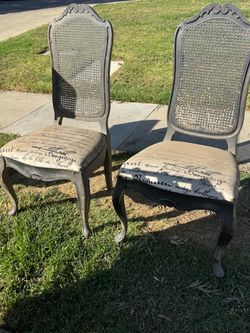 Free 4 sturdy chairs that need TLC