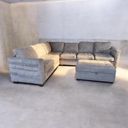 Gray Sectional with Storage Ottoman DELIVERY AVAILABLE 🚚