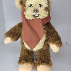 Build A Bear Star Wars Ewok Wicket Plush Stuffed Animal 17" NWT 2016