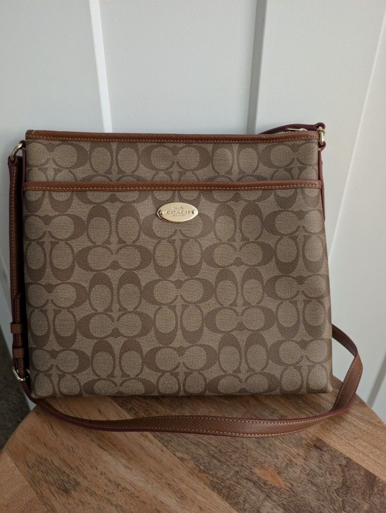 Brand New Coach Signature File Bag
