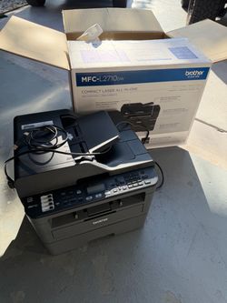 Brother MFC-L2710DW Wireless Monochrome Laser All-in-One Printer – Tested Working