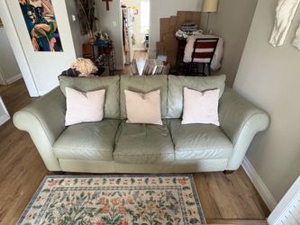 Leather couch